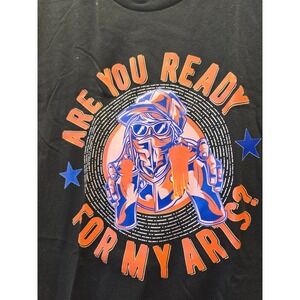 Original Artist Graphic Shirt 100% Cotton "Are You Ready For My Art?" M